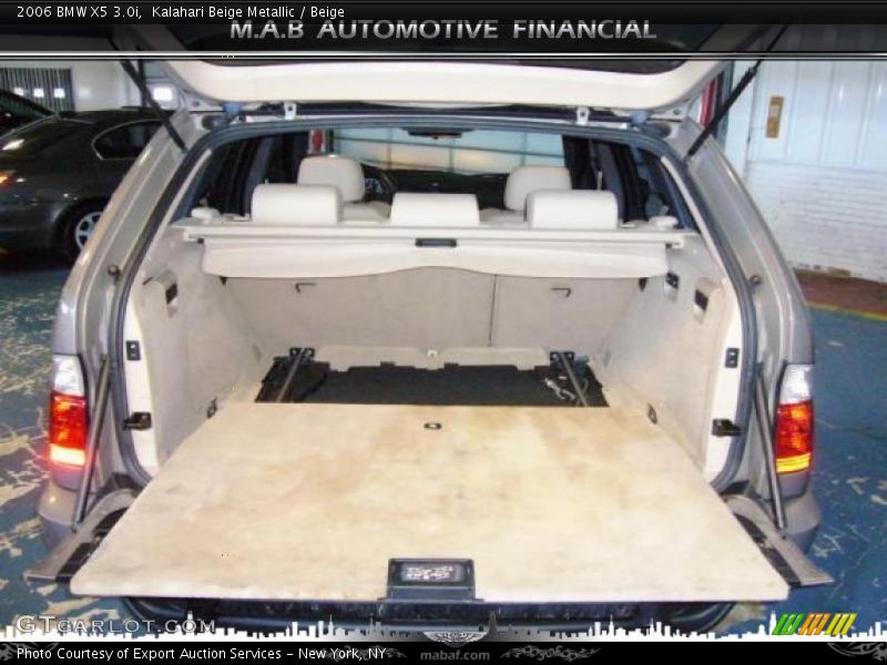 Kalahari Beige Metallic / Beige 2006 BMW X5 3.0i