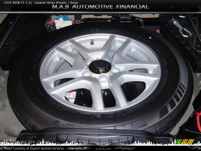 Kalahari Beige Metallic / Beige 2006 BMW X5 3.0i