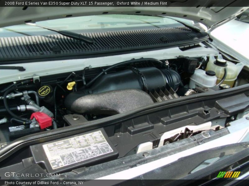 Oxford White / Medium Flint 2008 Ford E Series Van E350 Super Duty XLT 15 Passenger