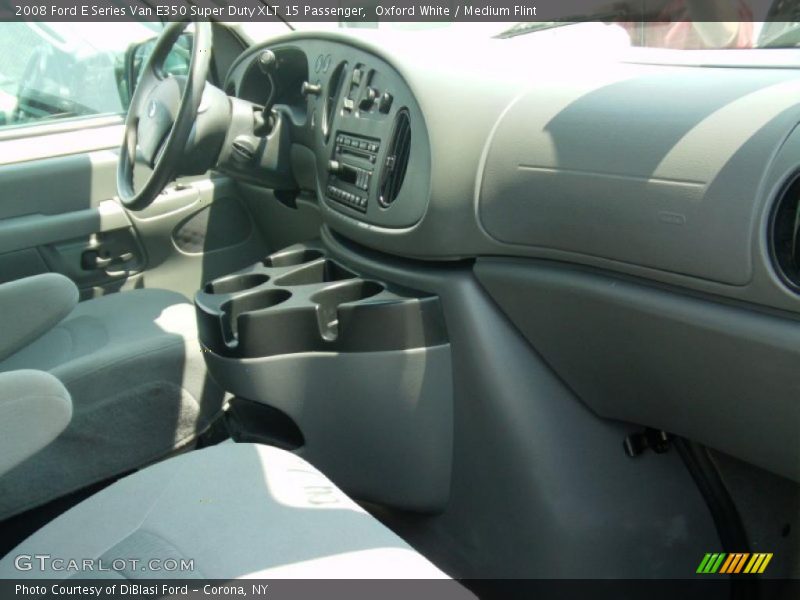 Oxford White / Medium Flint 2008 Ford E Series Van E350 Super Duty XLT 15 Passenger