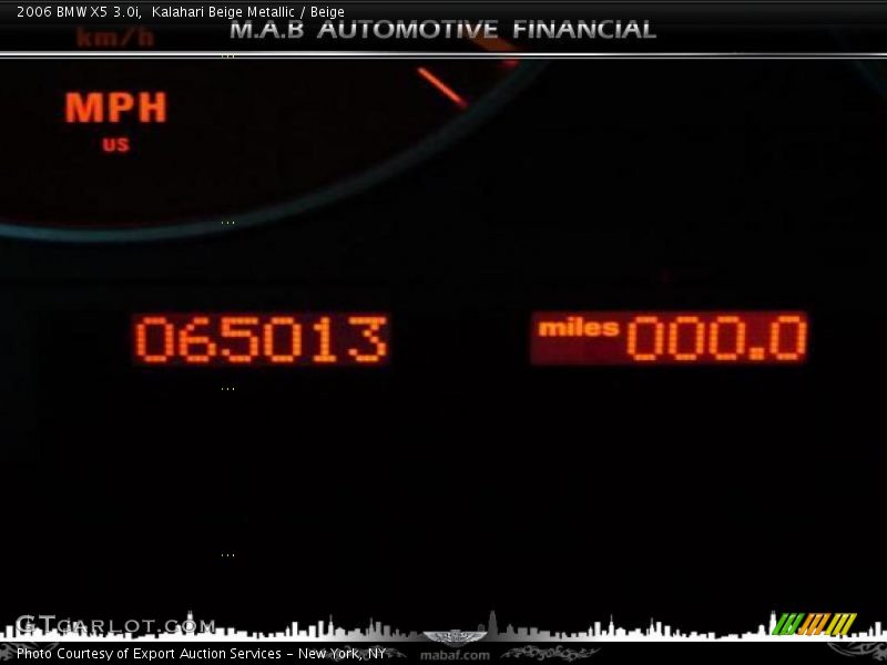 Kalahari Beige Metallic / Beige 2006 BMW X5 3.0i