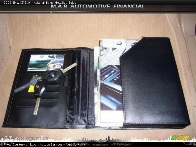 Kalahari Beige Metallic / Beige 2006 BMW X5 3.0i