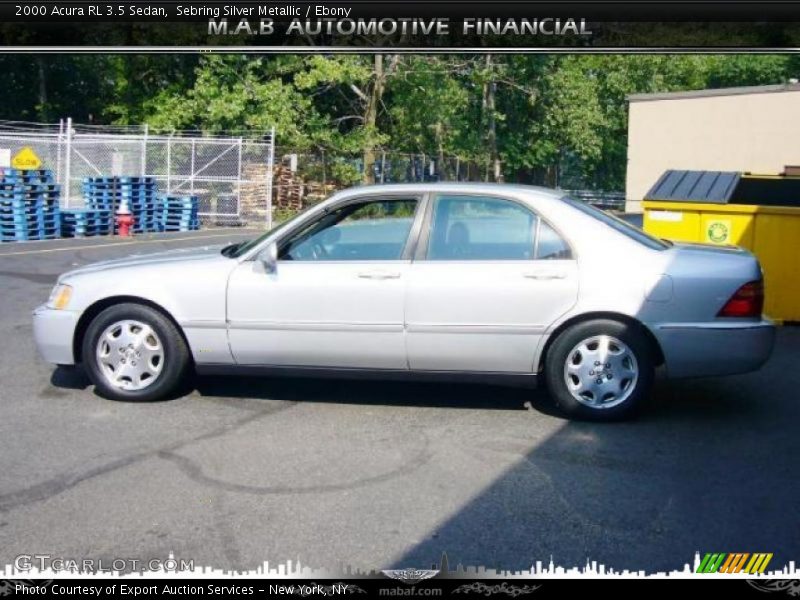 Sebring Silver Metallic / Ebony 2000 Acura RL 3.5 Sedan