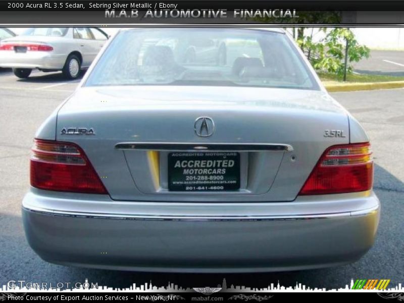 Sebring Silver Metallic / Ebony 2000 Acura RL 3.5 Sedan