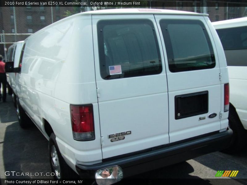 Oxford White / Medium Flint 2010 Ford E Series Van E250 XL Commericial