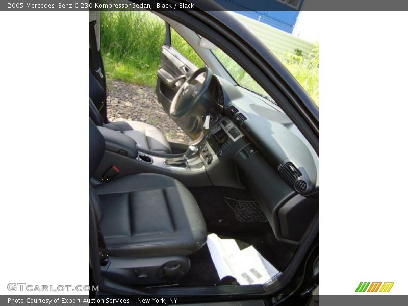 Black / Black 2005 Mercedes-Benz C 230 Kompressor Sedan