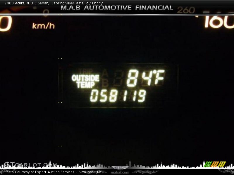 Sebring Silver Metallic / Ebony 2000 Acura RL 3.5 Sedan
