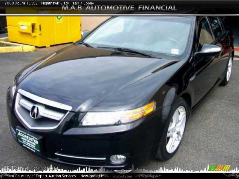 Nighthawk Black Pearl / Ebony 2008 Acura TL 3.2