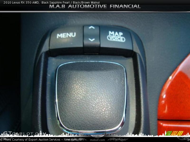 Black Sapphire Pearl / Black/Brown Walnut 2010 Lexus RX 350 AWD