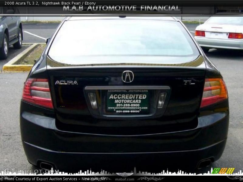 Nighthawk Black Pearl / Ebony 2008 Acura TL 3.2