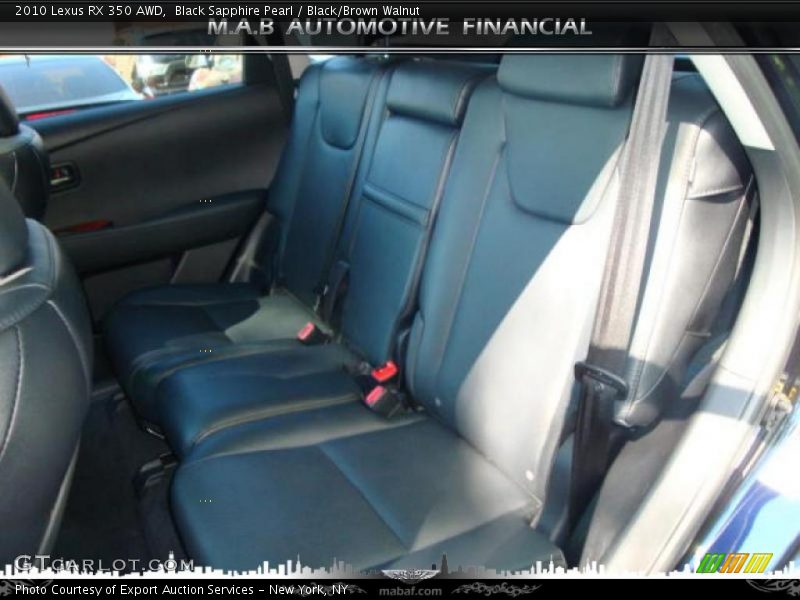 Black Sapphire Pearl / Black/Brown Walnut 2010 Lexus RX 350 AWD