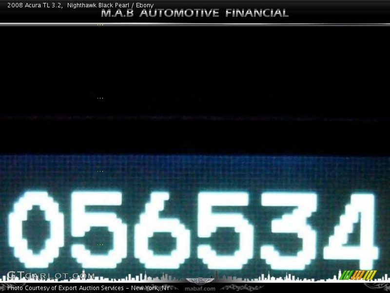 Nighthawk Black Pearl / Ebony 2008 Acura TL 3.2