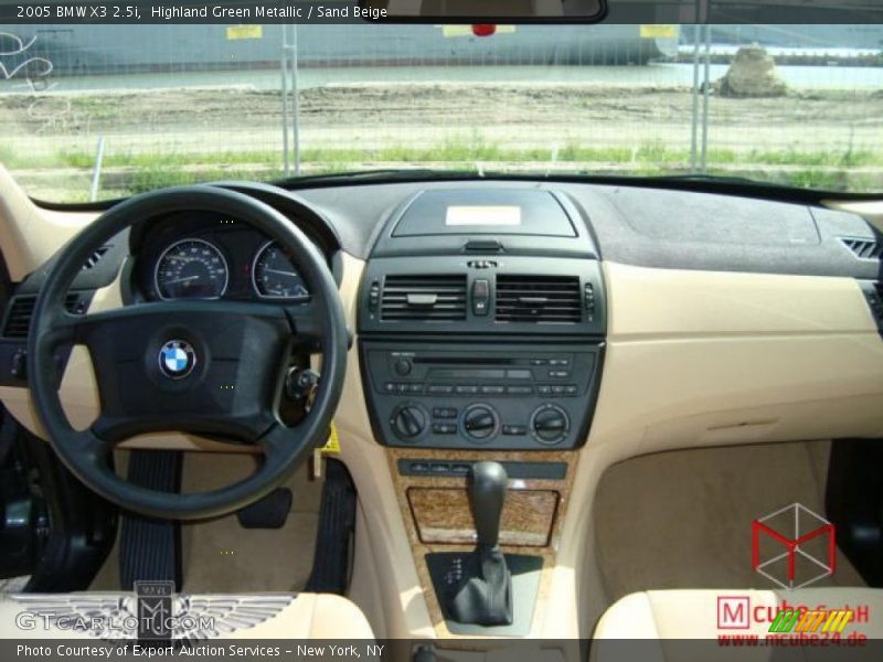 Highland Green Metallic / Sand Beige 2005 BMW X3 2.5i