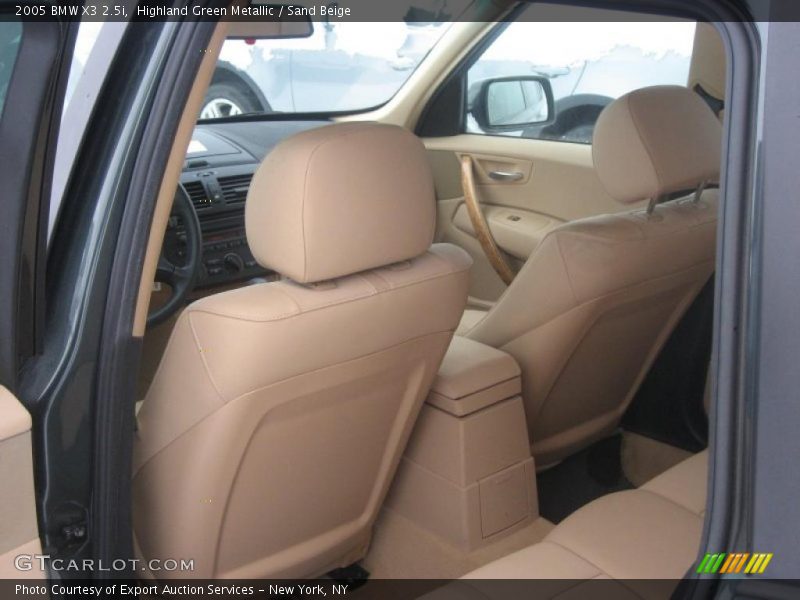 Highland Green Metallic / Sand Beige 2005 BMW X3 2.5i