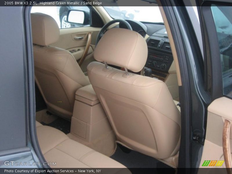 Highland Green Metallic / Sand Beige 2005 BMW X3 2.5i