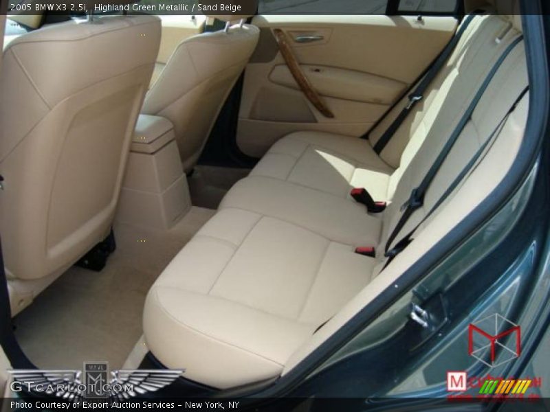 Highland Green Metallic / Sand Beige 2005 BMW X3 2.5i