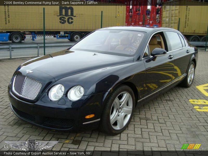 Dark Sapphire / Saffron 2006 Bentley Continental Flying Spur