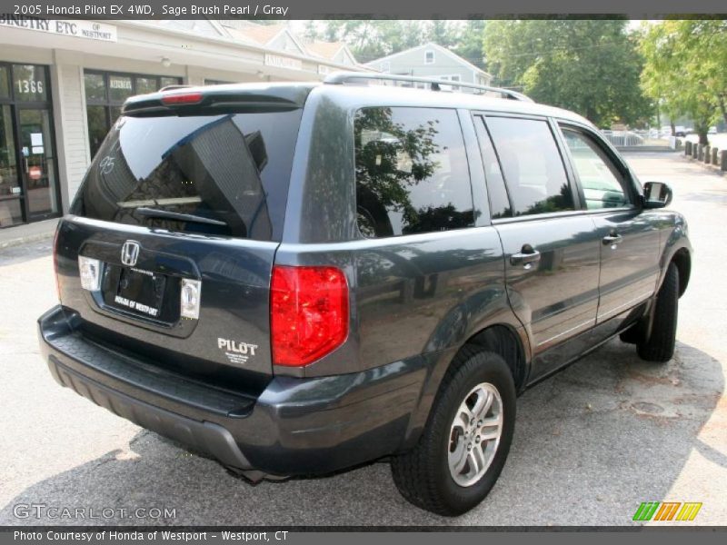 Sage Brush Pearl / Gray 2005 Honda Pilot EX 4WD