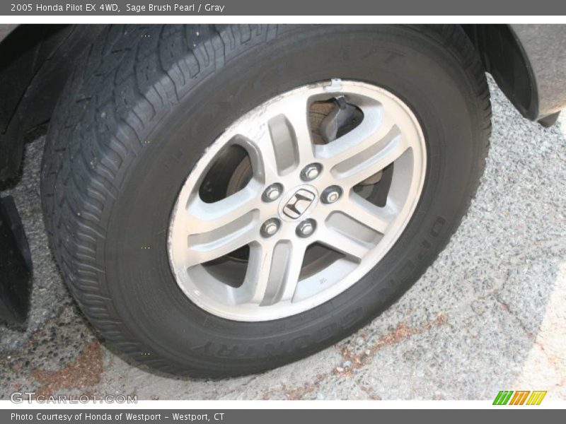 Sage Brush Pearl / Gray 2005 Honda Pilot EX 4WD