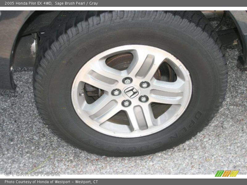 Sage Brush Pearl / Gray 2005 Honda Pilot EX 4WD