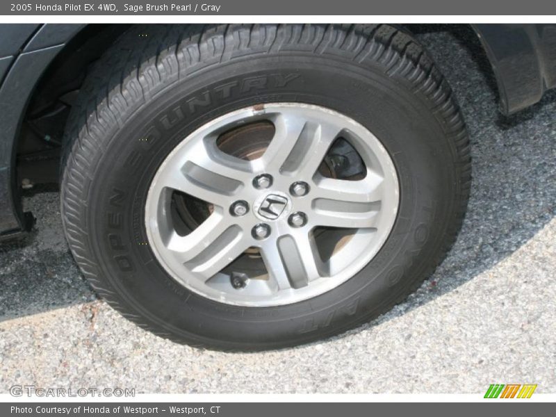 Sage Brush Pearl / Gray 2005 Honda Pilot EX 4WD