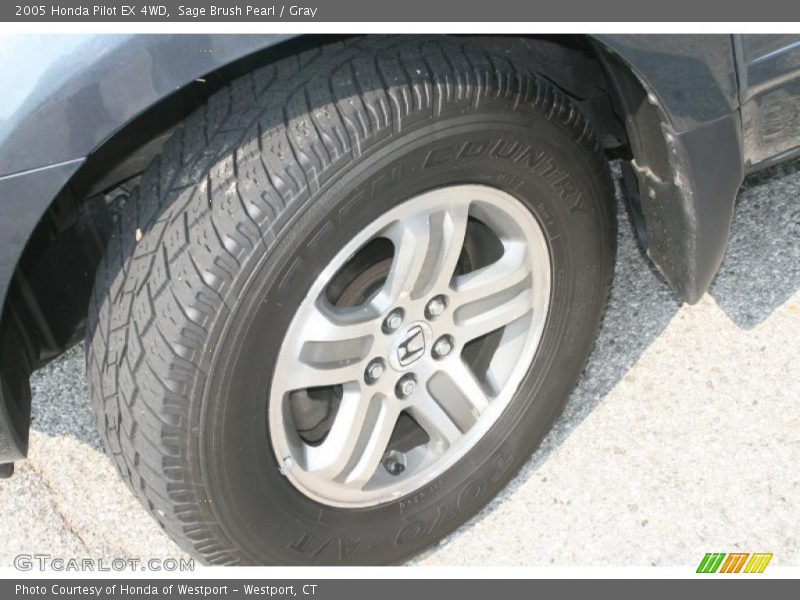Sage Brush Pearl / Gray 2005 Honda Pilot EX 4WD