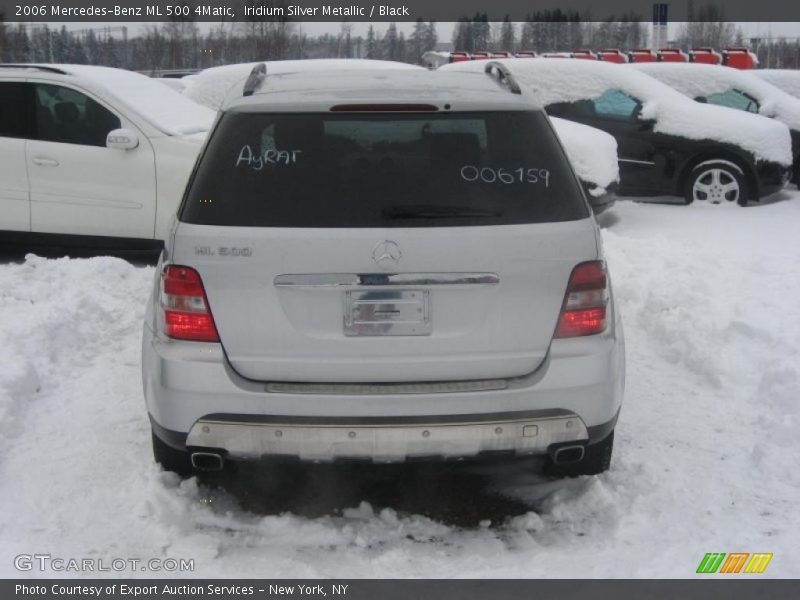 Iridium Silver Metallic / Black 2006 Mercedes-Benz ML 500 4Matic