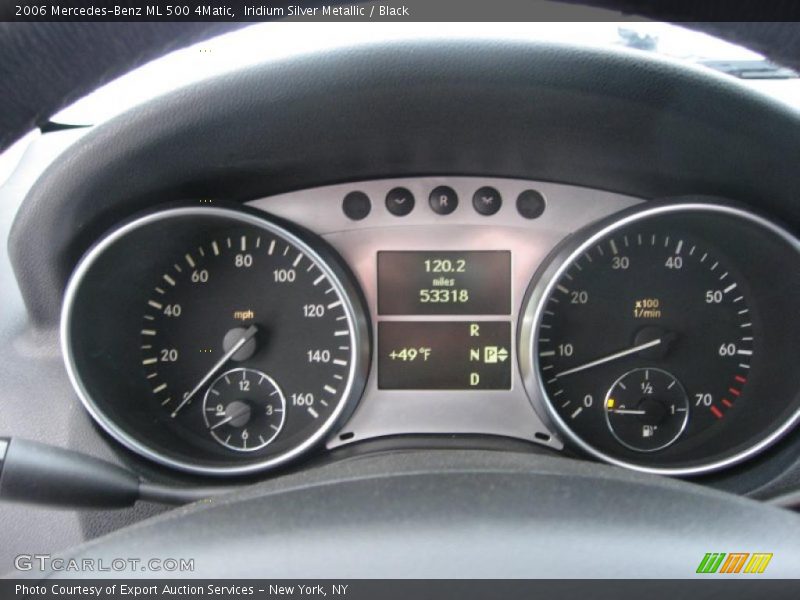 Iridium Silver Metallic / Black 2006 Mercedes-Benz ML 500 4Matic