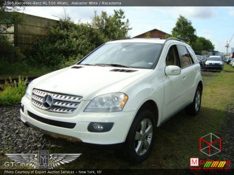 Alabaster White / Macadamia 2006 Mercedes-Benz ML 500 4Matic