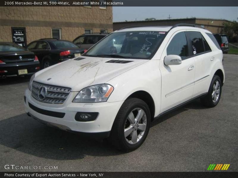 Alabaster White / Macadamia 2006 Mercedes-Benz ML 500 4Matic
