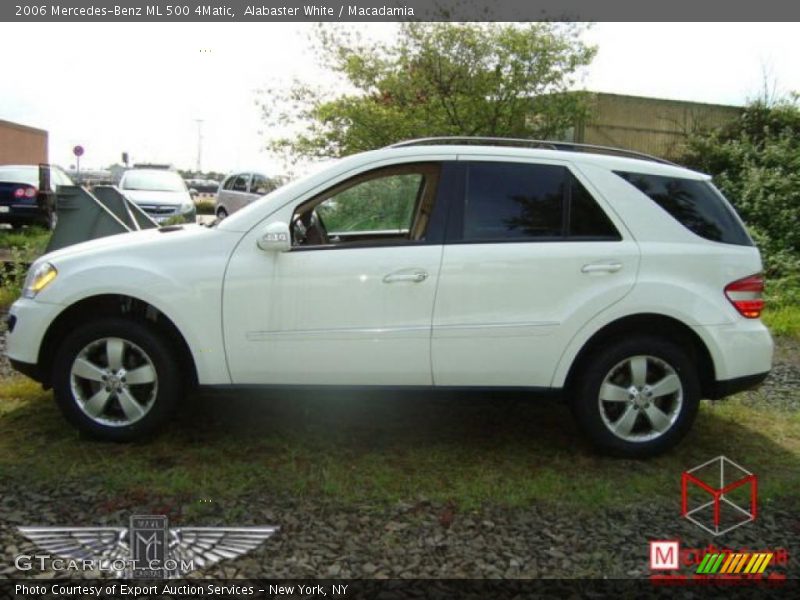 Alabaster White / Macadamia 2006 Mercedes-Benz ML 500 4Matic