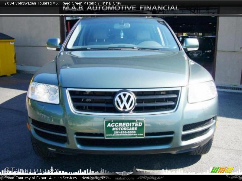 Reed Green Metallic / Kristal Gray 2004 Volkswagen Touareg V6