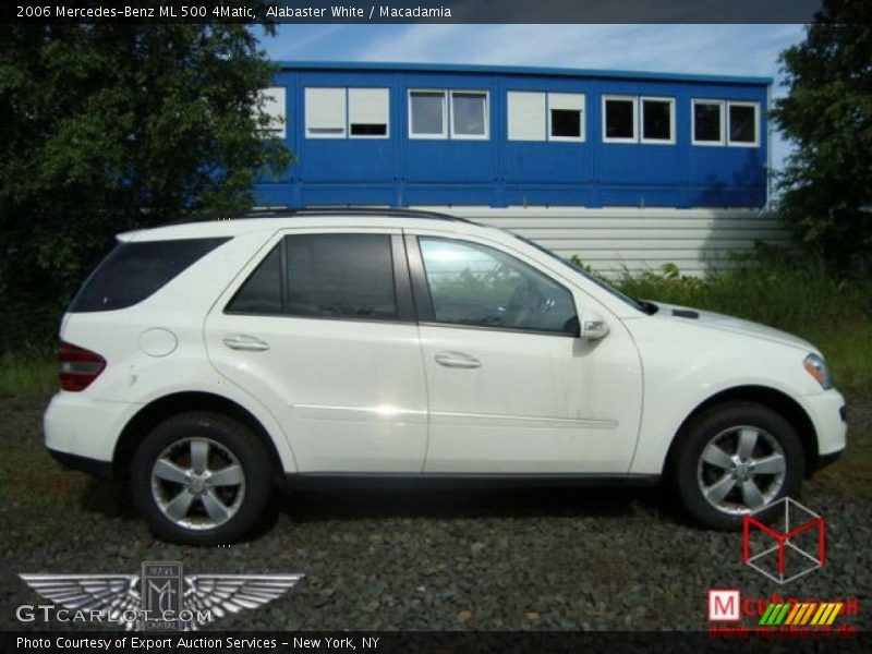 Alabaster White / Macadamia 2006 Mercedes-Benz ML 500 4Matic