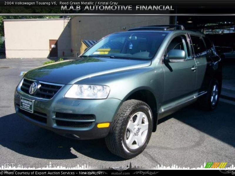 Reed Green Metallic / Kristal Gray 2004 Volkswagen Touareg V6