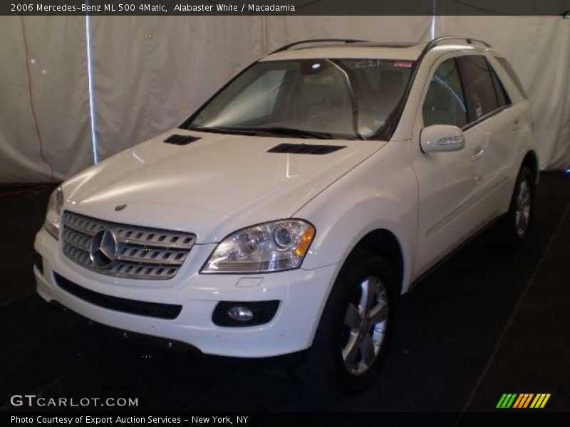 Alabaster White / Macadamia 2006 Mercedes-Benz ML 500 4Matic