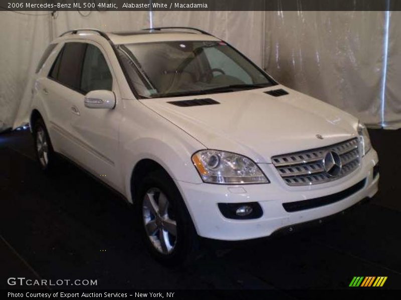 Alabaster White / Macadamia 2006 Mercedes-Benz ML 500 4Matic