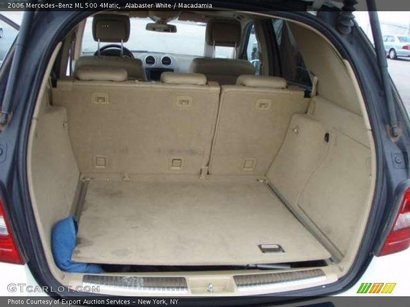 Alabaster White / Macadamia 2006 Mercedes-Benz ML 500 4Matic