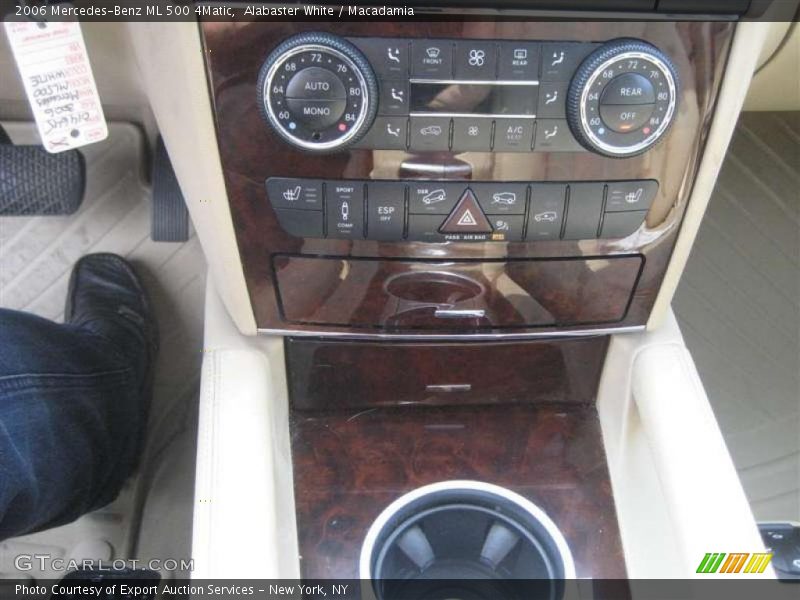 Alabaster White / Macadamia 2006 Mercedes-Benz ML 500 4Matic