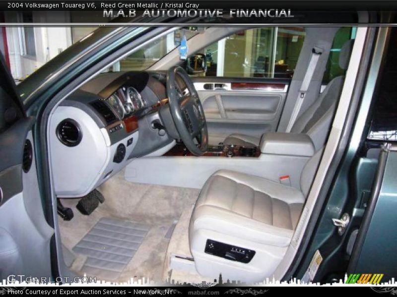 Reed Green Metallic / Kristal Gray 2004 Volkswagen Touareg V6