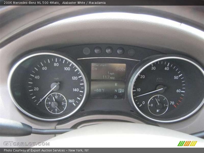 Alabaster White / Macadamia 2006 Mercedes-Benz ML 500 4Matic