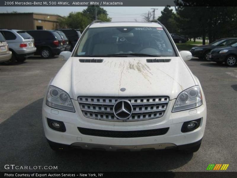 Alabaster White / Macadamia 2006 Mercedes-Benz ML 500 4Matic