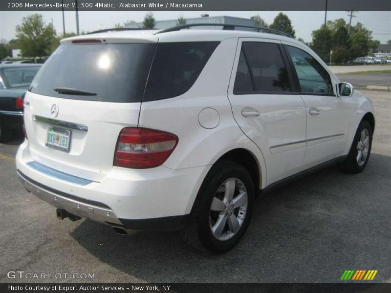 Alabaster White / Macadamia 2006 Mercedes-Benz ML 500 4Matic