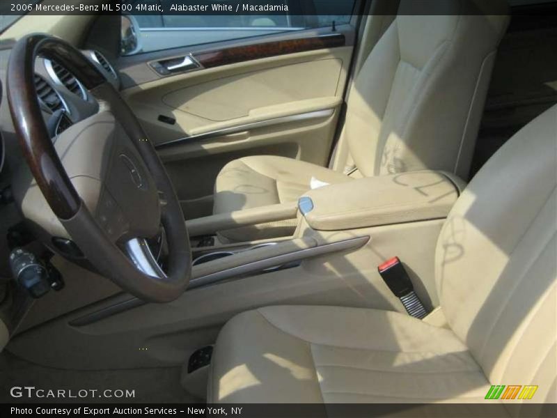 Alabaster White / Macadamia 2006 Mercedes-Benz ML 500 4Matic
