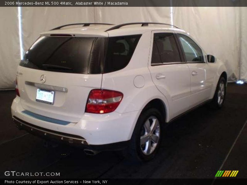 Alabaster White / Macadamia 2006 Mercedes-Benz ML 500 4Matic