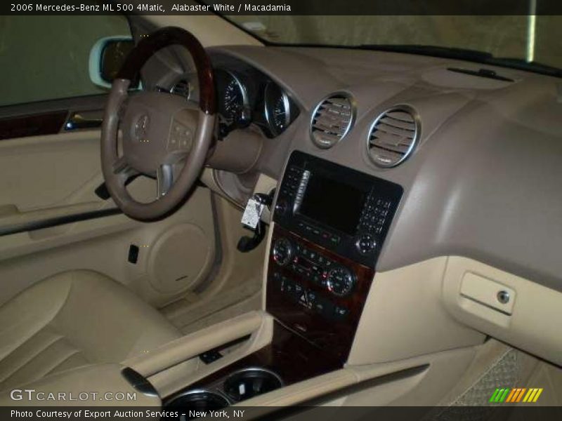 Alabaster White / Macadamia 2006 Mercedes-Benz ML 500 4Matic