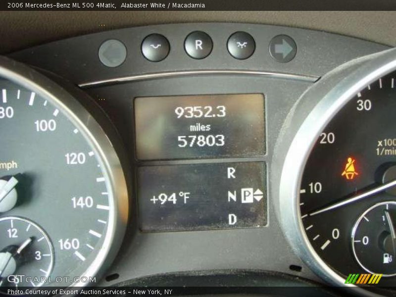 Alabaster White / Macadamia 2006 Mercedes-Benz ML 500 4Matic