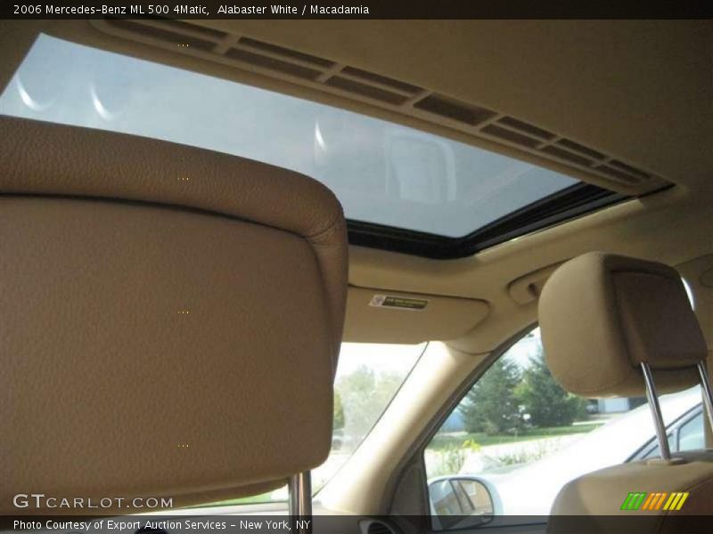 Alabaster White / Macadamia 2006 Mercedes-Benz ML 500 4Matic