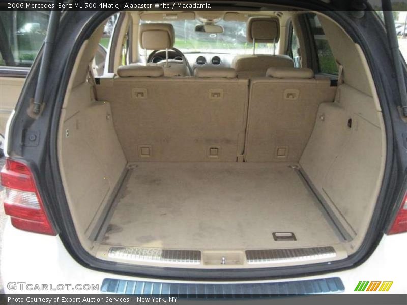 Alabaster White / Macadamia 2006 Mercedes-Benz ML 500 4Matic