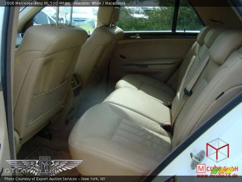 Alabaster White / Macadamia 2006 Mercedes-Benz ML 500 4Matic