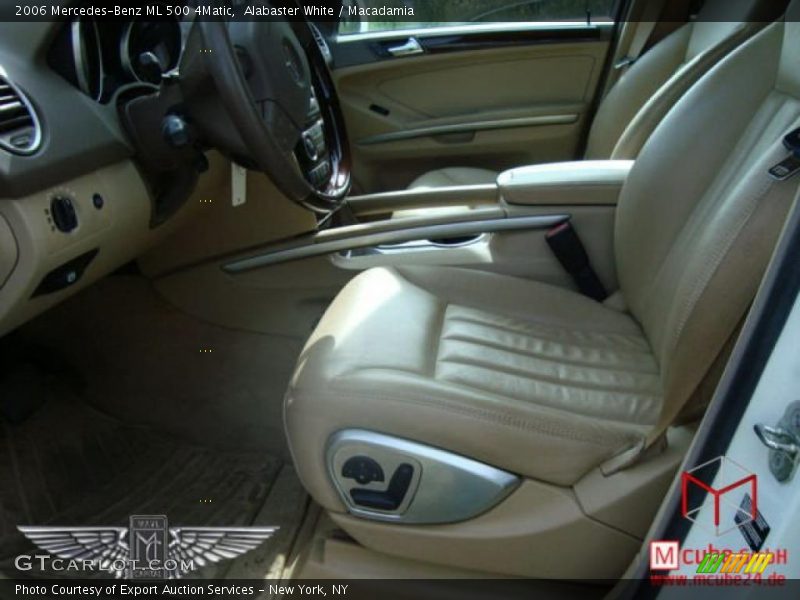 Alabaster White / Macadamia 2006 Mercedes-Benz ML 500 4Matic